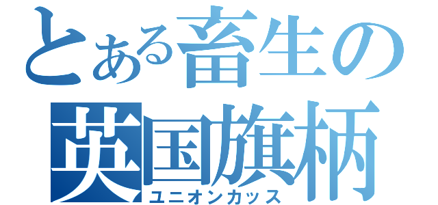 とある畜生の英国旗柄（ユニオンカッス）