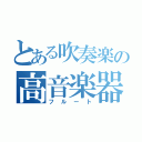 とある吹奏楽の高音楽器（フルート）