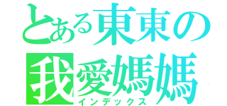 とある東東の我愛媽媽（インデックス）