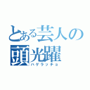 とある芸人の頭光躍（ハゲラッチョ）