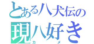 とある八犬伝の現八好き（カメ）