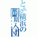 とある横浜の同期入団（かがく団）