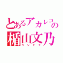 とあるアカレコの楯山文乃（ランモモ）