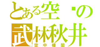 とある空虛の武林秋井（空中樓閣）