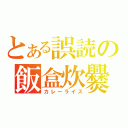 とある誤読の飯盒炊爨（カレーライス）