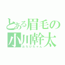 とある眉毛の小川幹太（おちびちゃん）