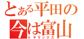 とある平田の今は富山（トヤマックス）