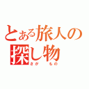 とある旅人の探し物（さが  もの）