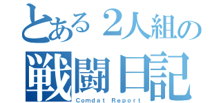 とある２人組の戦闘日記（Ｃｏｍｄａｔ Ｒｅｐｏｒｔ）