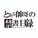 とある帥哥の禁書目録（インデックス）