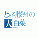 とある膠州の大白菜（Ｐｌａｓｔｉｃ Ｃｈｏｉ）