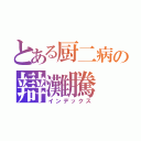 とある厨二病の辯灘騰（インデックス）