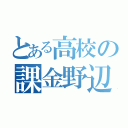 とある高校の課金野辺（）