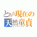 とある現在の天然童貞（インデックス）