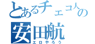 とあるチェコ人の安田航（エロやろう）