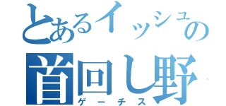 とあるイッシュの首回し野郎（ゲーチス）