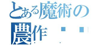 とある魔術の農作灶咖（灶咖）