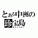 とある中洲の珍宝島（ダマンスキー）