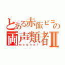 とある赤飯ピコの両声類者Ⅱ（ｍａｇｎｅｔ）