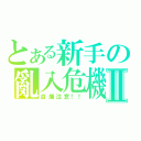 とある新手の亂入危機Ⅱ（自爆注意！！）