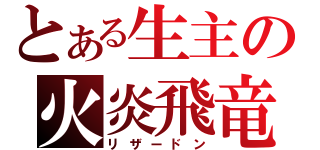 とある生主の火炎飛竜（リザードン）