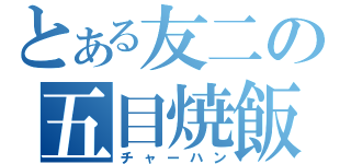 とある友二の五目焼飯（チャーハン）