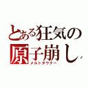 とある狂気の原子崩し（メルトダウナー）