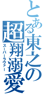 とある東之の超翔溺愛（スーパーラヴァー）