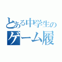 とある中学生のゲーム履歴（）