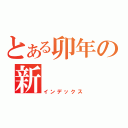 とある卯年の新（インデックス）