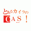 とあるカイラのＣＡＳ！（           楽しんでけよ！）