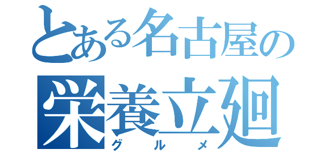 とある名古屋の栄養立廻（グルメ）