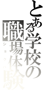 とある学校の職場体験Ⅱ（ショクバ）