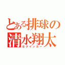 とある排球の清水翔太（Ｂクイッカー）