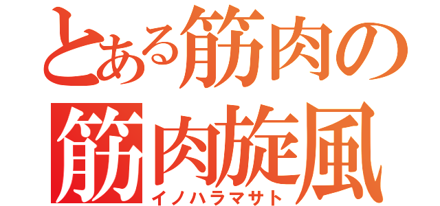 とある筋肉の筋肉旋風（イノハラマサト）