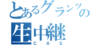 とあるグランツーリスモの生中継（ＣＡＳ）