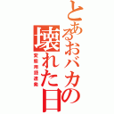 とあるおバカの壊れた日（変態用語連発）