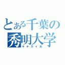 とある千葉の秀明大学（キチガイ共）