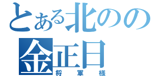 とある北のの金正日（将軍様）