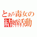 とある毒女の結婚活動（ブライダル）