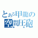 とある甲龍の空間圧砲（龍砲）