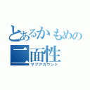 とあるかもめの二面性（サブアカウント）