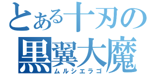 とある十刃の黒翼大魔（ムルシエラゴ）