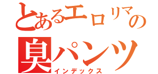 とあるエロリマンの臭パンツ（インデックス）