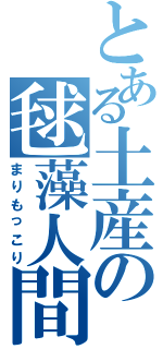 とある土産の毬藻人間（まりもっこり）