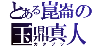 とある崑崙の玉鼎真人（カタブツ）