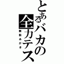 とあるバカの全力テスト（無駄あがき）