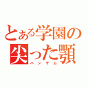 とある学園の尖った顎（ハンサム）