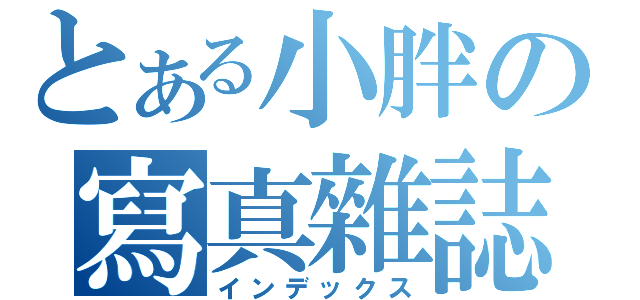 とある小胖の寫真雜誌（インデックス）