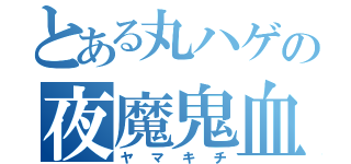 とある丸ハゲの夜魔鬼血（ヤマキチ）